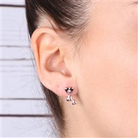 Orecchini Bysimon Donna Vegas Fremont in Argento Zirconia 1103778 - 1103778